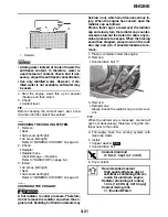 Preview for 111 page of Yamaha WR450FN 2022 Owner'S Service Manual