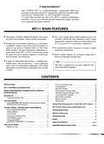 Preview for 2 page of Yamaha WT-11 Operation Manual