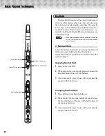 Предварительный просмотр 14 страницы Yamaha WX5 Owner'S Manual