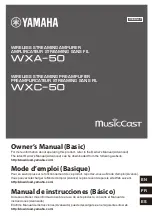 Yamaha WXA-50 Owner'S Manual preview