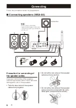 Предварительный просмотр 10 страницы Yamaha WXA-50 Owner'S Manual