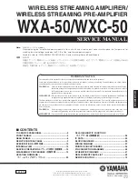 Yamaha WXA-50 Service Manual предпросмотр