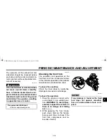 Предварительный просмотр 71 страницы Yamaha X Max 400 Owner'S Manual