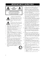 Preview for 2 page of Yamaha X-V2600 Owner'S Manual