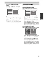 Preview for 39 page of Yamaha X-V2600 Owner'S Manual