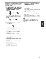 Preview for 45 page of Yamaha X-V2600 Owner'S Manual