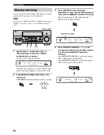 Preview for 54 page of Yamaha X-V2600 Owner'S Manual