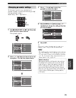 Preview for 83 page of Yamaha X-V2600 Owner'S Manual