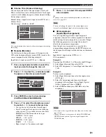 Preview for 85 page of Yamaha X-V2600 Owner'S Manual