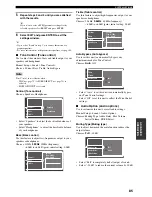 Preview for 89 page of Yamaha X-V2600 Owner'S Manual