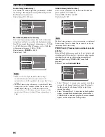 Preview for 90 page of Yamaha X-V2600 Owner'S Manual