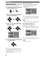 Preview for 94 page of Yamaha X-V2600 Owner'S Manual