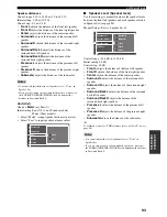 Preview for 97 page of Yamaha X-V2600 Owner'S Manual