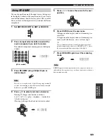 Preview for 113 page of Yamaha X-V2600 Owner'S Manual