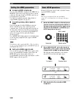 Preview for 124 page of Yamaha X-V2600 Owner'S Manual