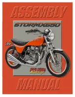 Yamaha X650 Assembly Manual preview