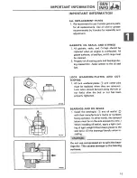 Предварительный просмотр 11 страницы Yamaha XC200T Service Manual