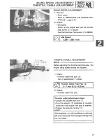 Предварительный просмотр 23 страницы Yamaha XC200T Service Manual