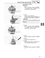 Предварительный просмотр 87 страницы Yamaha XC200T Service Manual