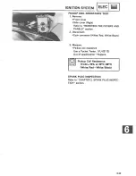 Предварительный просмотр 191 страницы Yamaha XC200T Service Manual