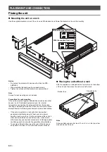 Предварительный просмотр 6 страницы Yamaha XDA-AMP5400 Owner'S Manual