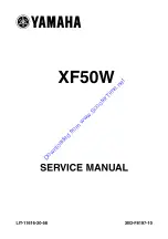 Preview for 1 page of Yamaha XF50W Service Manual