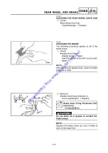 Preview for 131 page of Yamaha XF50W Service Manual