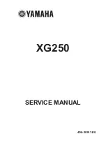Yamaha XG250 Service Manual preview