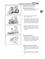 Предварительный просмотр 6 страницы Yamaha XJ600S 1992 Service Manual