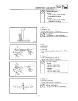 Предварительный просмотр 111 страницы Yamaha XJ600S 1992 Service Manual