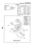 Предварительный просмотр 176 страницы Yamaha XJ600S 1992 Service Manual