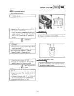 Предварительный просмотр 284 страницы Yamaha XJ600S 1992 Service Manual