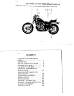 Предварительный просмотр 5 страницы Yamaha XJ700N Owner'S Manual