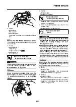 Preview for 131 page of Yamaha XJR1300 2007 Service Manual