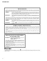 Preview for 2 page of Yamaha XM4220 Service Manual