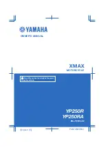 Yamaha XMAX YP250R Owner'S Manual preview