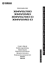 Yamaha XMV8140-D Owner'S Manual предпросмотр