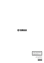 Предварительный просмотр 22 страницы Yamaha XP1000 Owner'S Manual