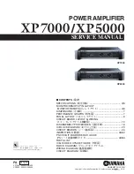 Предварительный просмотр 1 страницы Yamaha XP5000 Service Manual