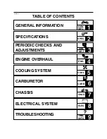 Предварительный просмотр 6 страницы Yamaha XQ125 Service Manual