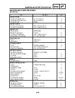 Предварительный просмотр 29 страницы Yamaha XQ125 Service Manual