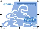 Yamaha XRS900 Series Owner'S Manual preview