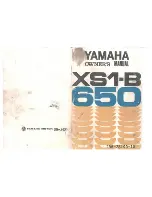 Предварительный просмотр 1 страницы Yamaha XS1-B 650 Owner'S Manual