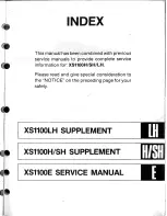 Предварительный просмотр 3 страницы Yamaha XS1100H Service Manual