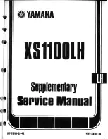 Предварительный просмотр 7 страницы Yamaha XS1100H Service Manual