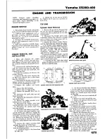 Предварительный просмотр 11 страницы Yamaha XS360 Service Manual