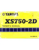 Yamaha XS750-2D Owner'S Manual preview