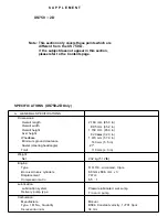 Yamaha XS750-2D Supplemental Service Manual preview