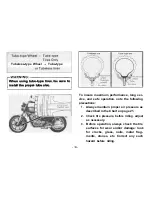 Preview for 20 page of Yamaha XS850G Owner'S Manual