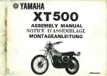 Yamaha XT 500 Assembly Manual preview